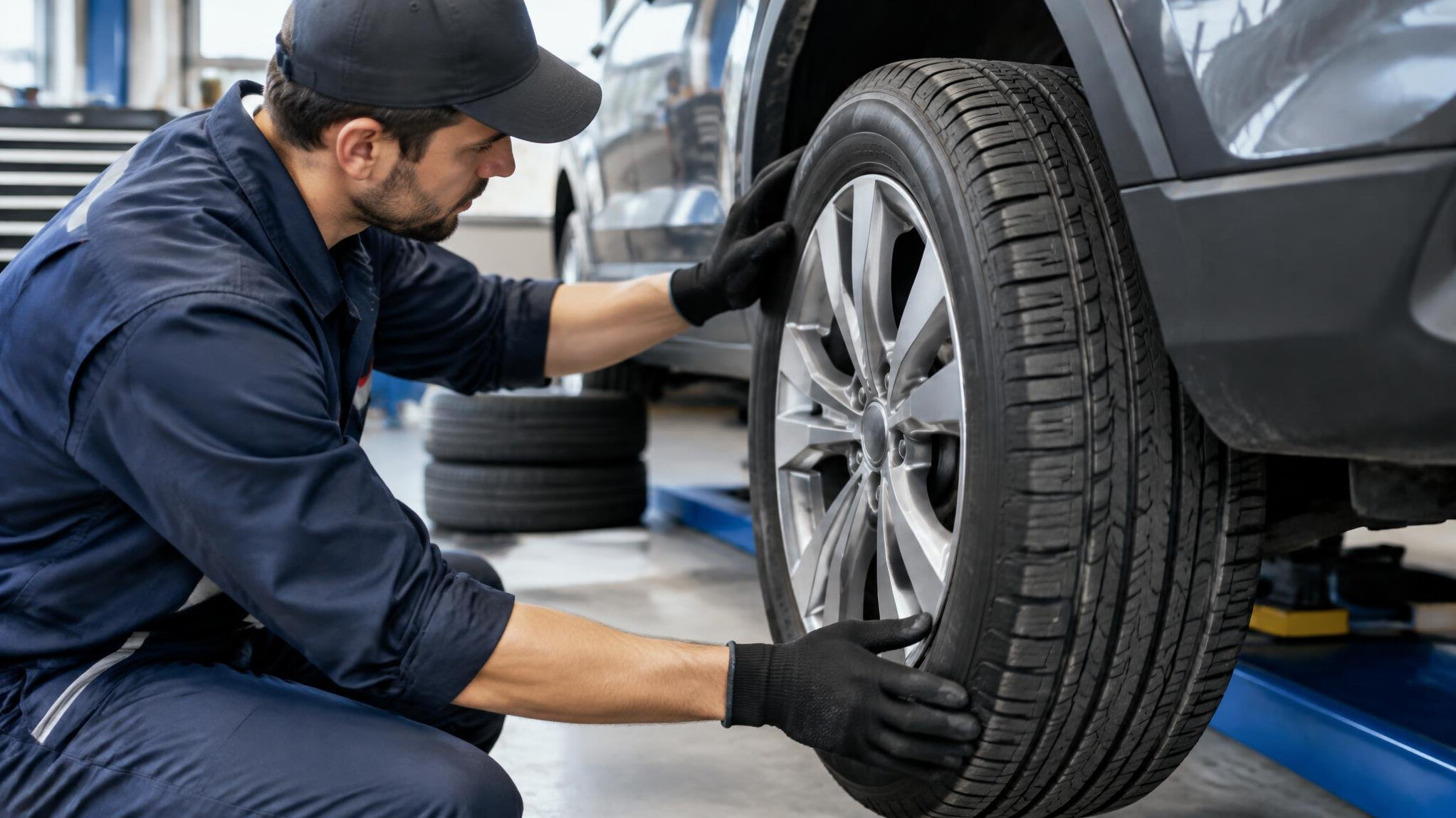 car tires inspection