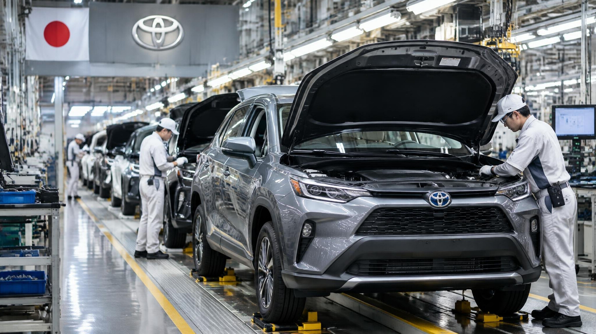 toyota car manufacturing plant